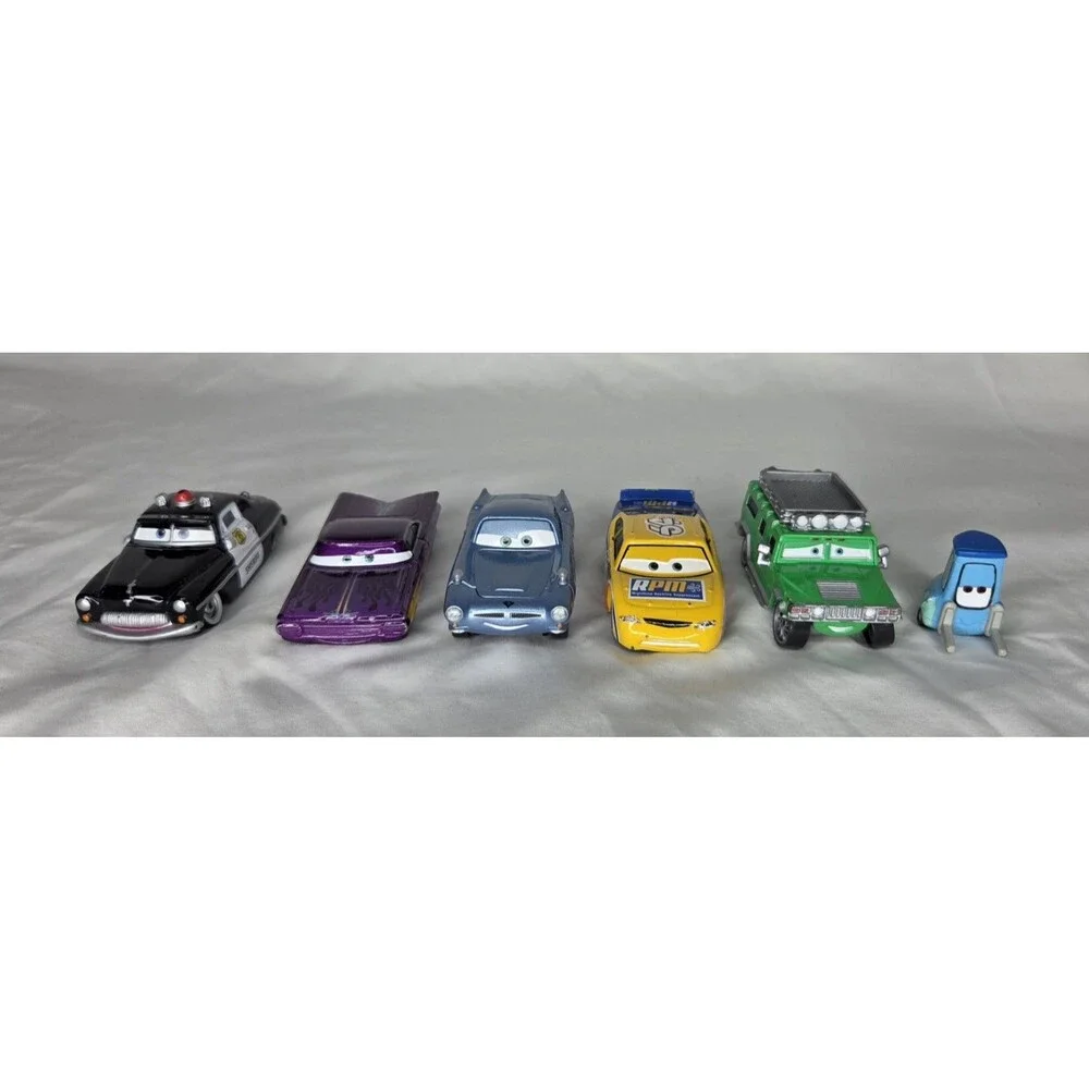 Disney Pixar Cars Diecast Lot of 12 Mattel Metal Vehicles McQueen Bruce Miller